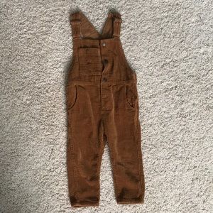 ZARA little boys corduroy overalls